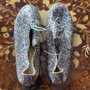 ANNIEL new glitter flats sz36 made in Italy